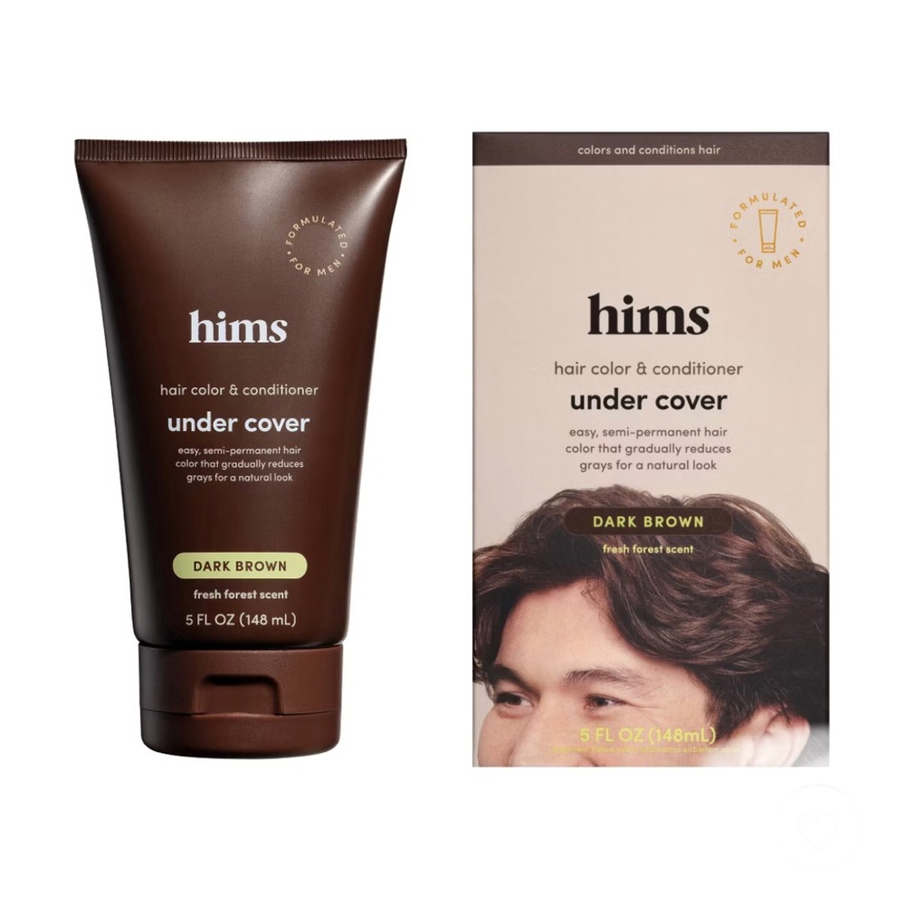 Hims 2pack Dark brown Hair Color and conditioner 5 fl oz brand new